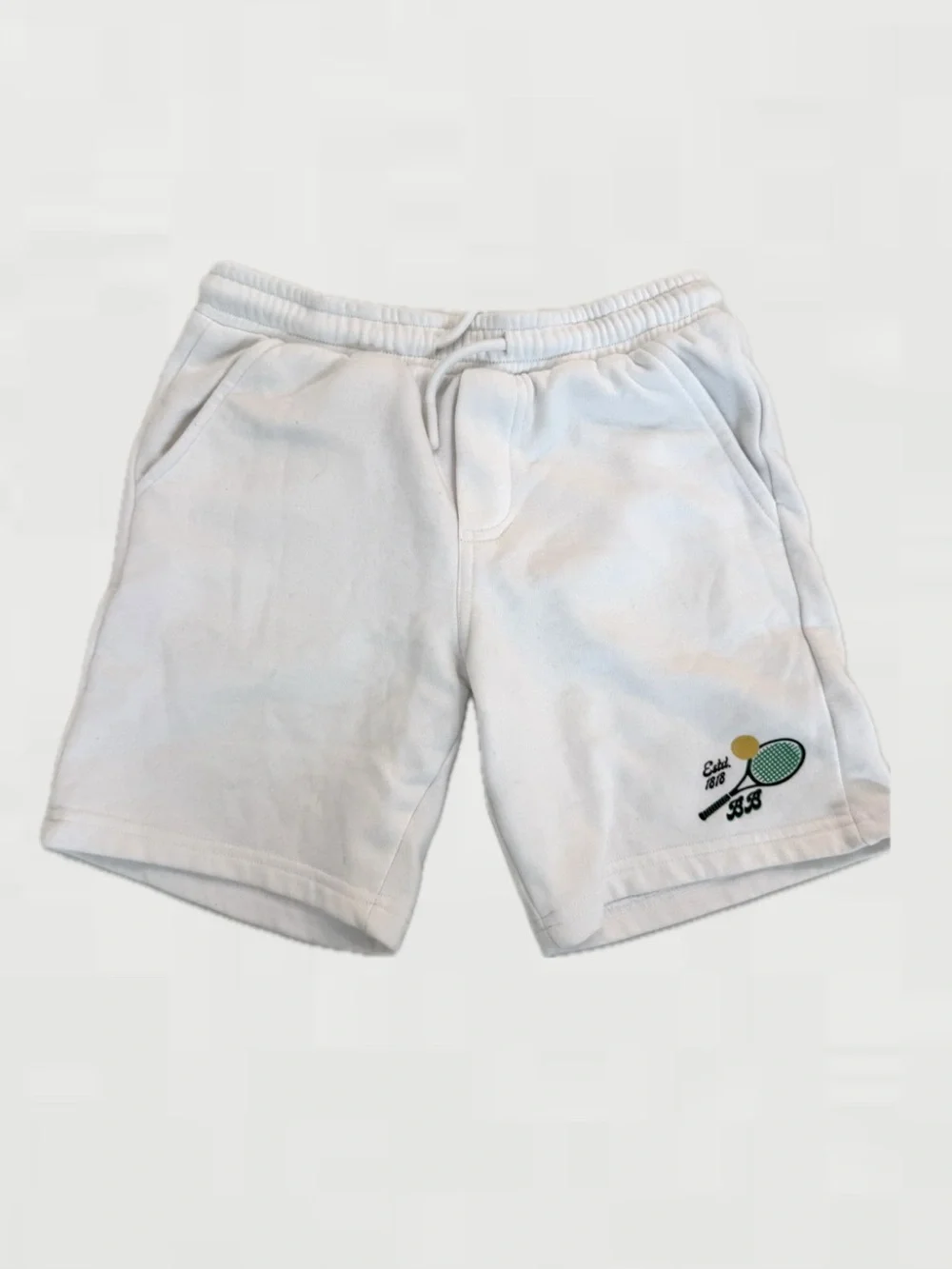 Brooks Brothers Boys White French Terry Shorts – Tennis Collection